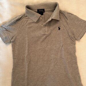 Ralph Lauren Polo Grey Polo Shirt Boys, Small/Petite (size 7)